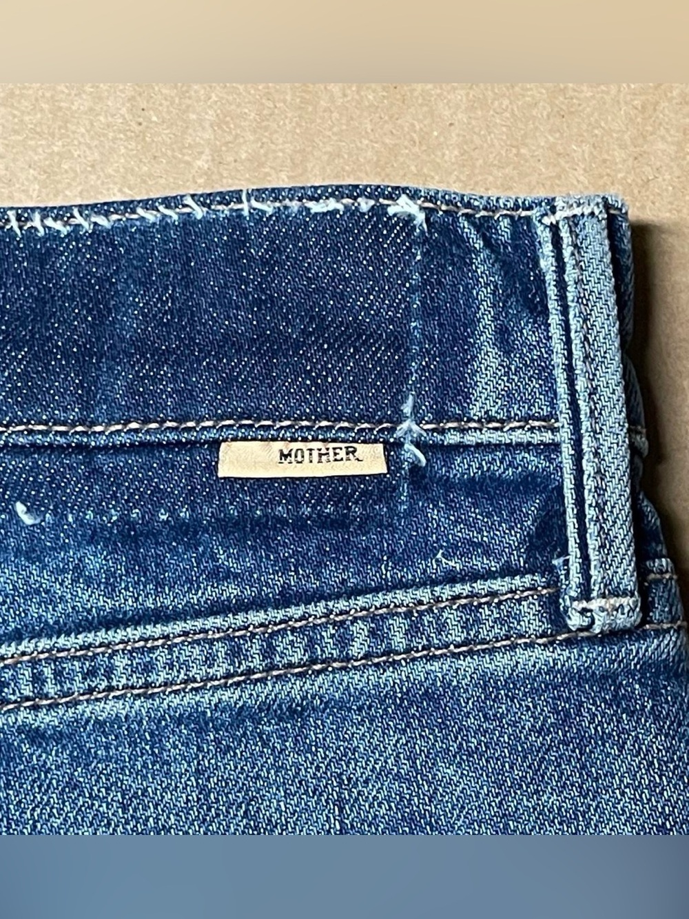 Mother Shorts The Dutchie Short Fray Women's Cut Off Jean Shorts Stretch 26 - Picture 3 of 10